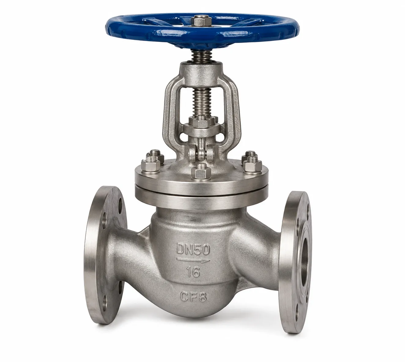 Flange globe valve straight type