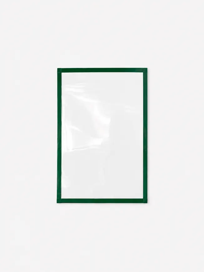 Transparant magnetic file frame A4