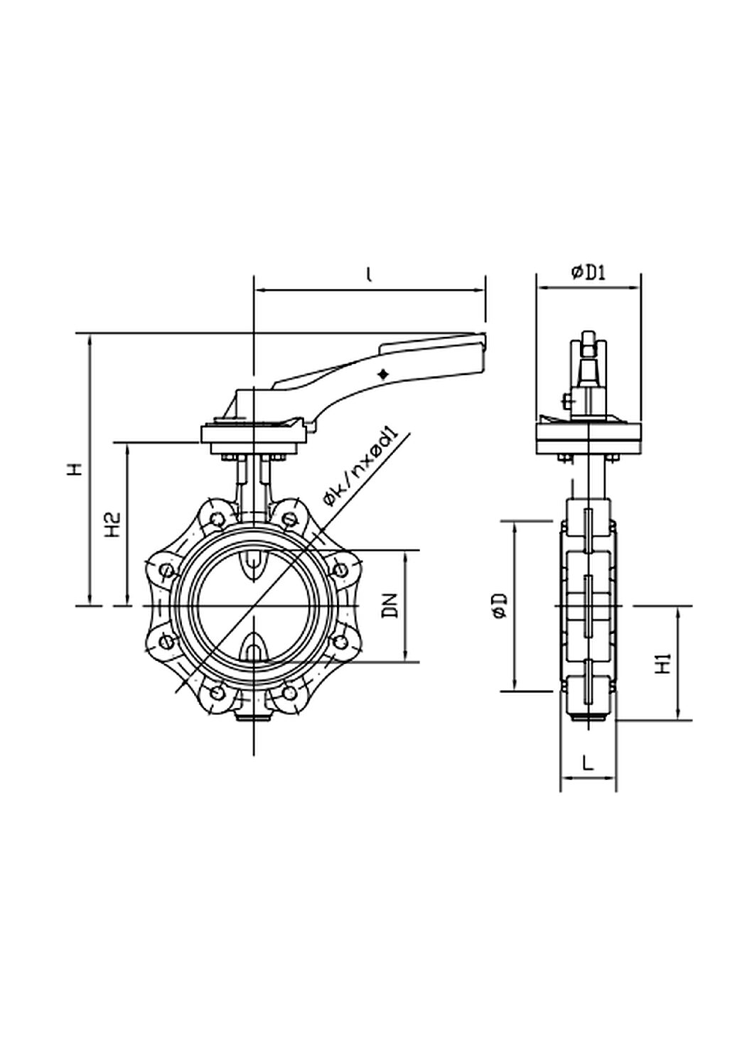Butterfly valve lug type - Image 2